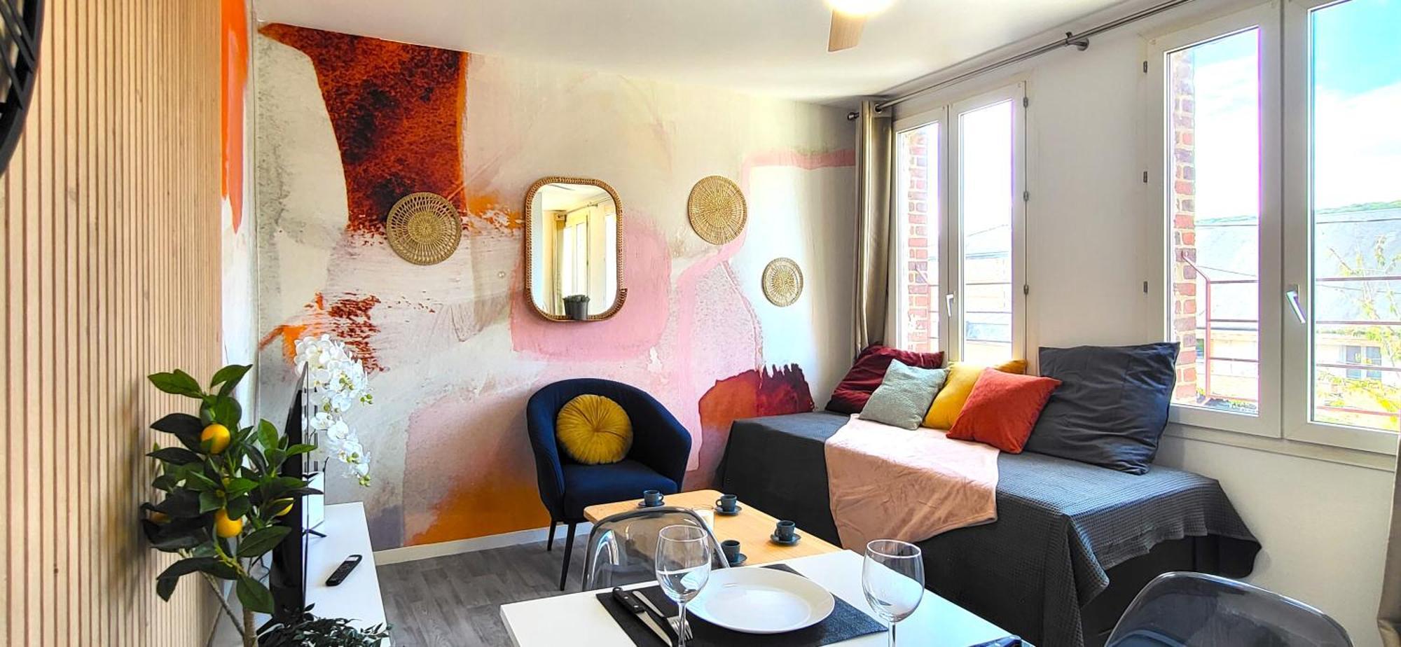 Apartament Oxygen - Lumineux Deux-Pieces A 20Min De Rouen Caudebec-les-Elbeuf Zewnętrze zdjęcie